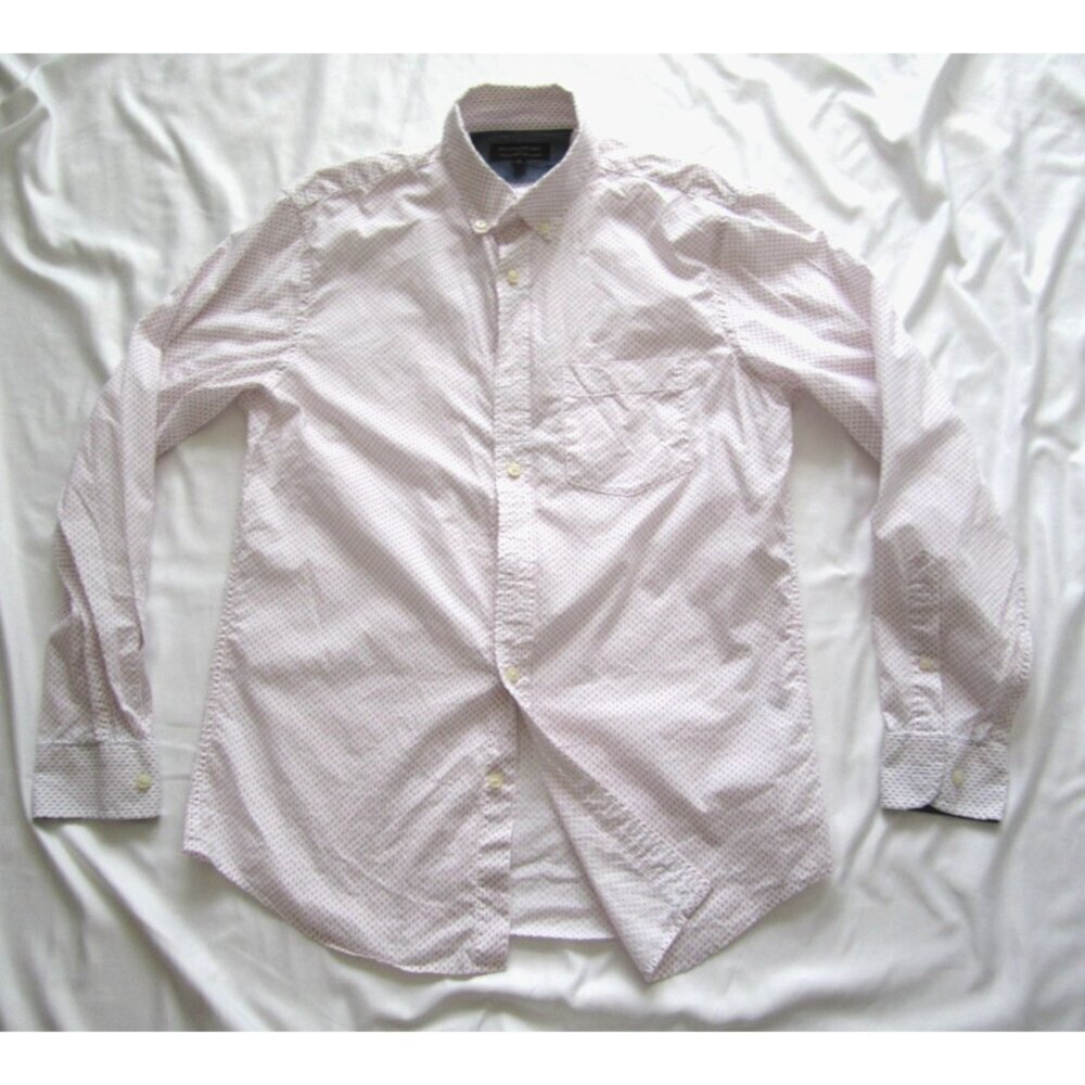 Women's Banana Republic Slim Fit Button Long Sleeve Shirt Sz M (WB429)